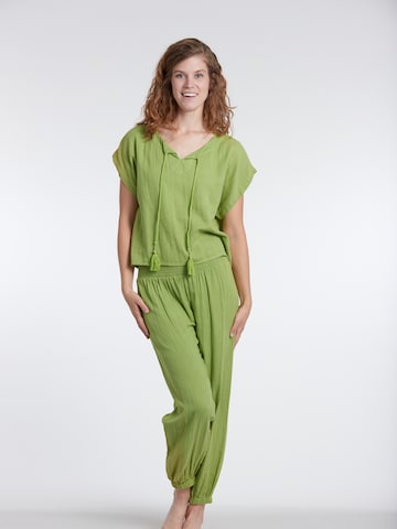 SUNFLAIR Tapered Broek in Groen