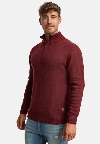 INDICODE JEANS Trui 'Lokant' in Rood