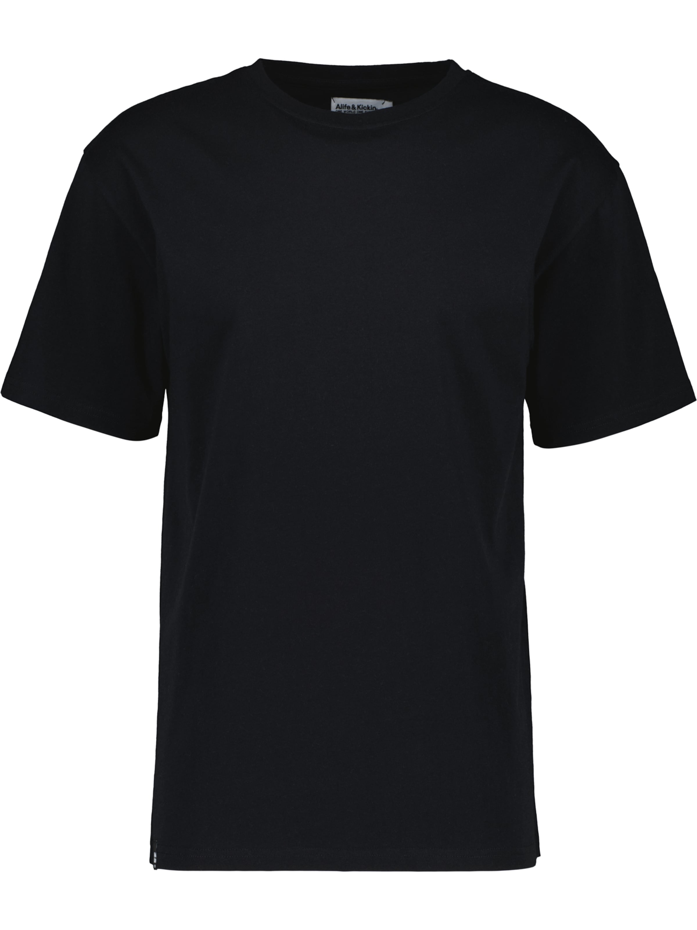 alife & kickin Shirt 'BrodyAK' in Zwart: voorkant