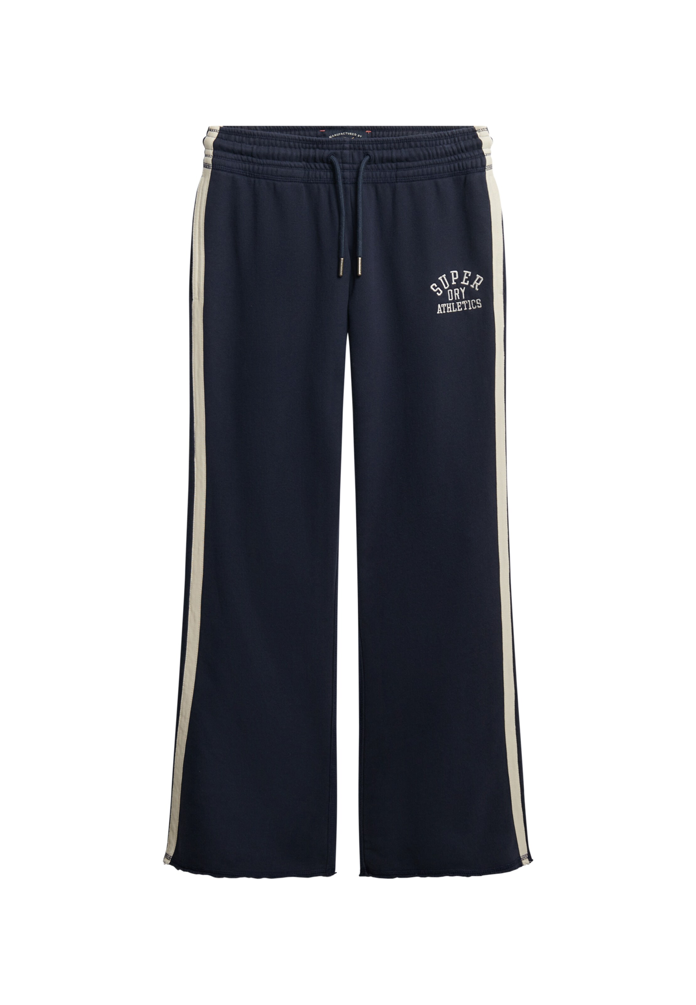 Superdry Flared Broek 'Essentials' in Blauw: voorkant