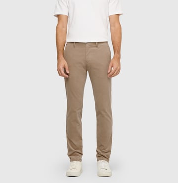 MAC Slimfit Hose in Beige: Vorderseite