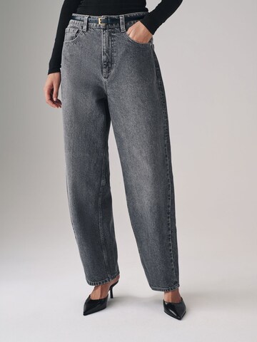 The Set Loosefit Jeans in Blau: Vorderseite