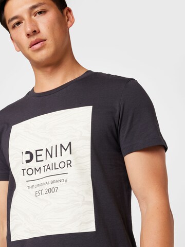 TOM TAILOR DENIM T-Shirt in Grau