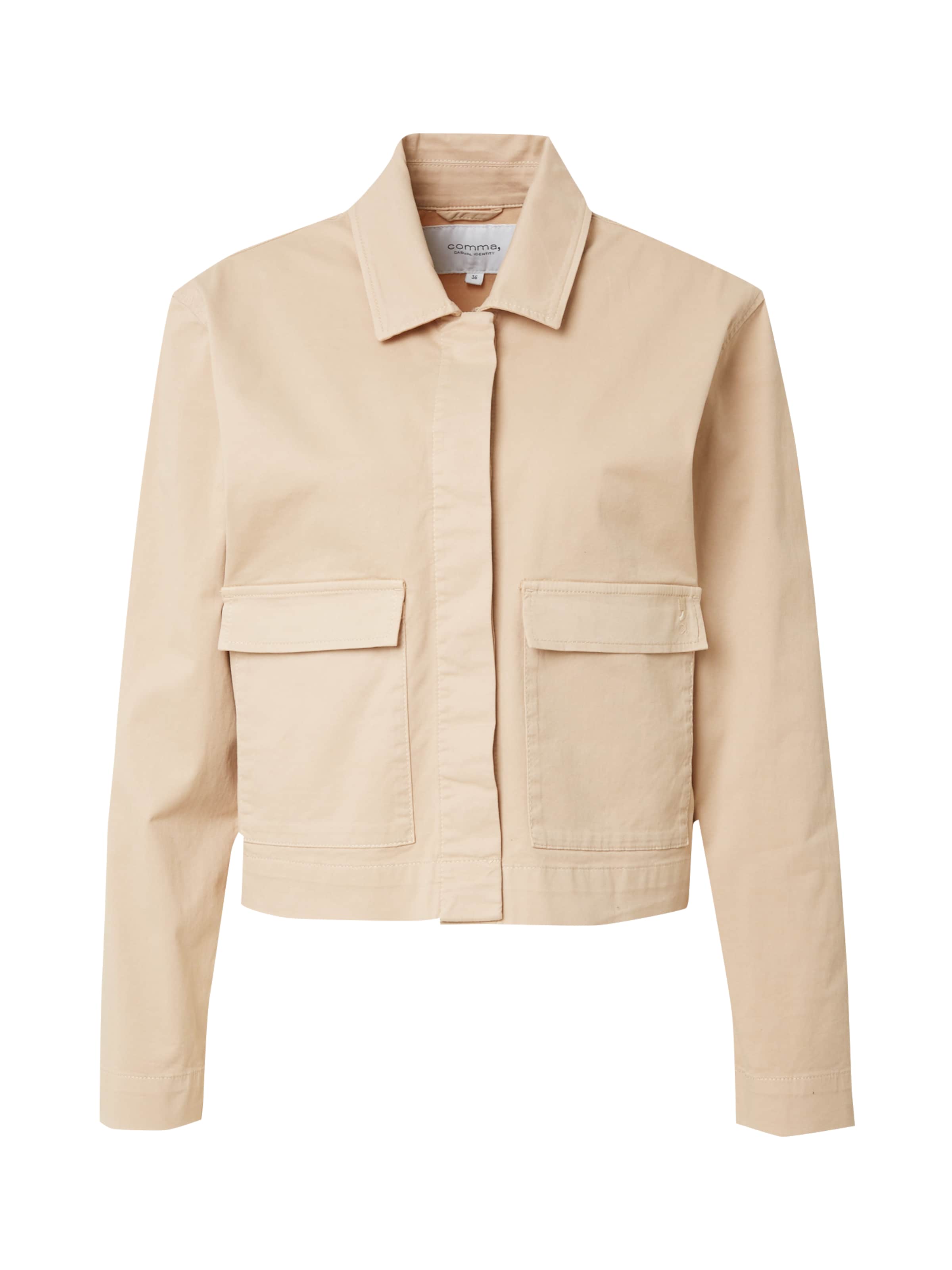 comma casual identity Between-season jacket in Brown: front