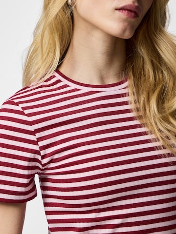 PIECES Shirt 'PCLaya Baby' in Red