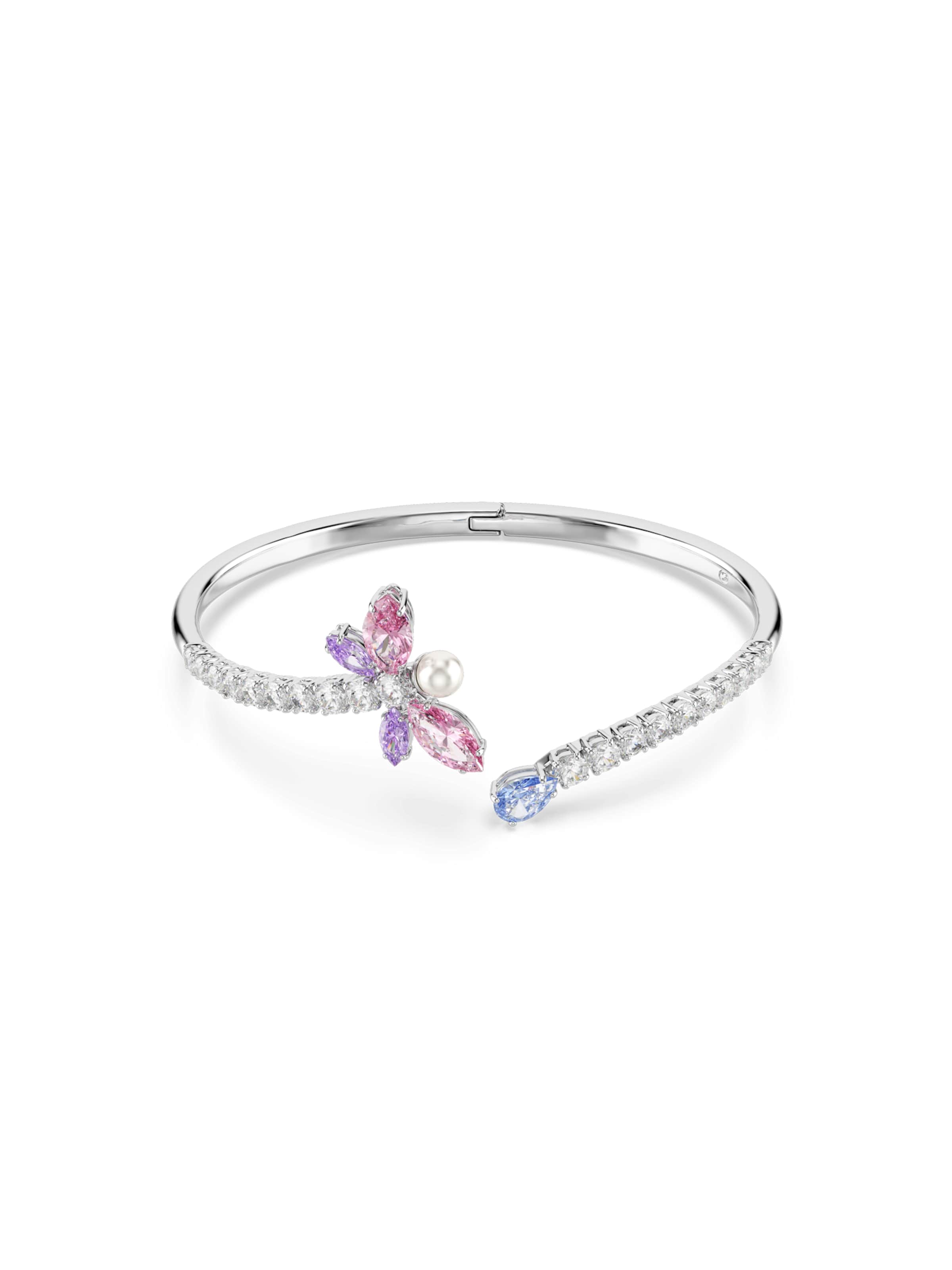 Bracelet Swarovski en argent : devant