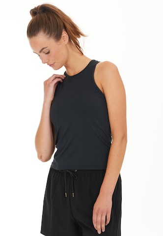 Athlecia Sports Top 'Almi' in Black: front