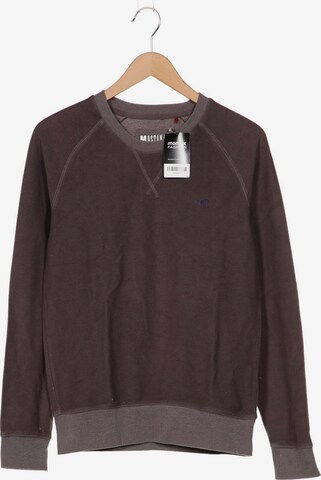 MUSTANG Sweatshirt & Zip-Up Hoodie in S in Grey: front