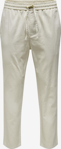Pantaloni 'Linus' di Only & Sons in grigio: frontale
