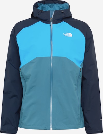 THE NORTH FACE Wanderjacke 'Stratos' in navy / taubenblau / hellblau / weiß, Produktansicht
