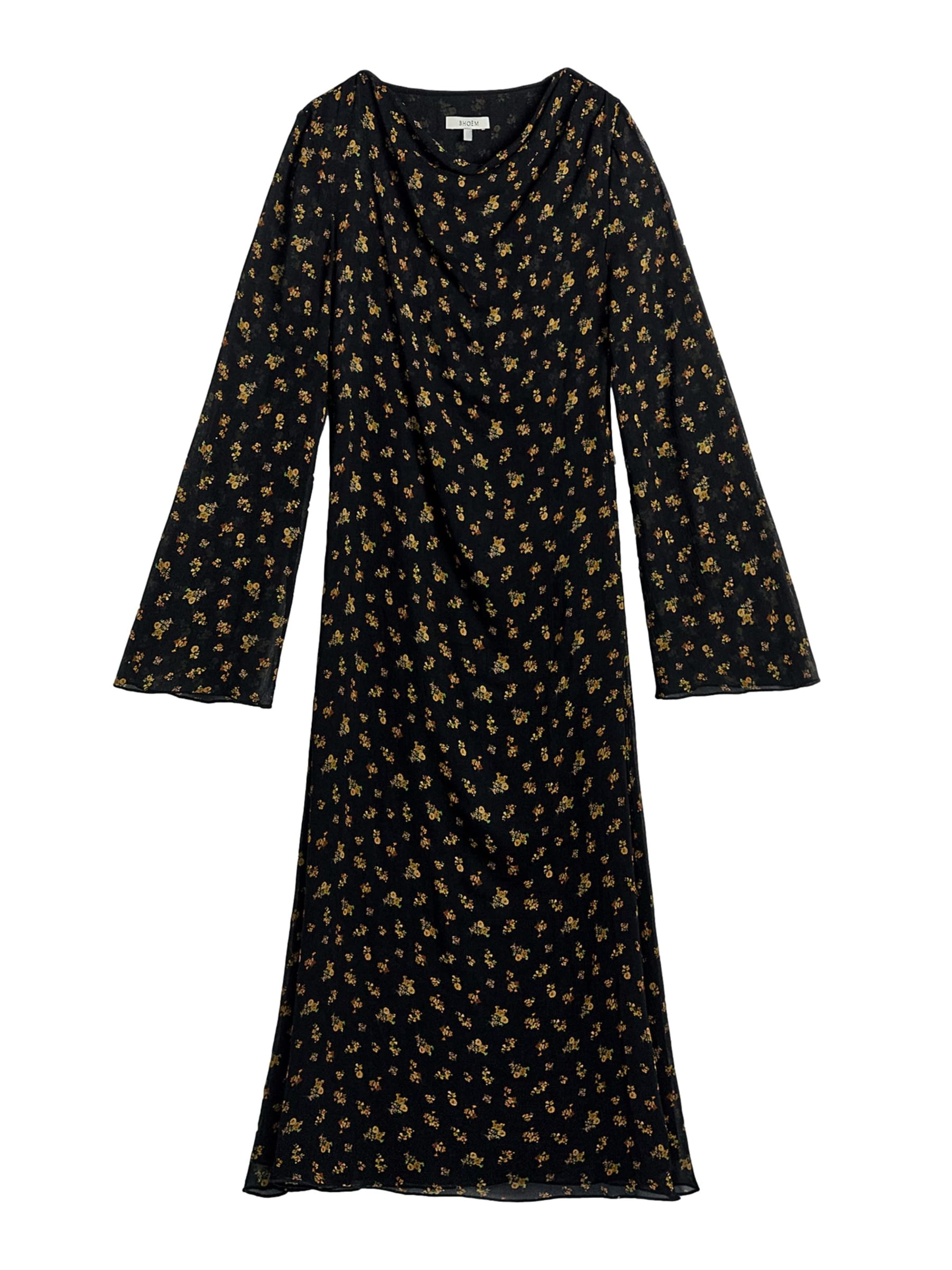 Bhoem Kleid in Schwarz: Vorderseite