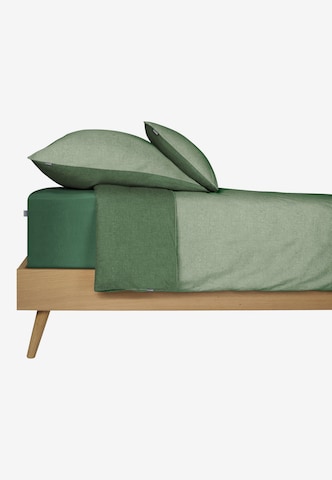 SCHIESSER Pillow 'Doubleface Feinbiber' in Green