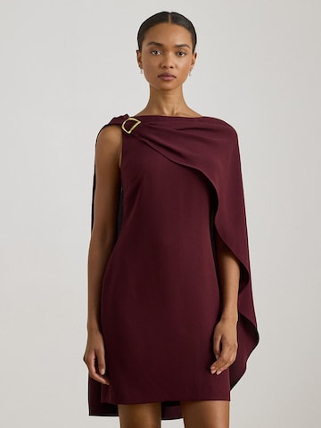 Robe de cocktail Lauren Ralph Lauren en rouge : devant