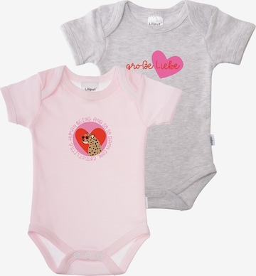 LILIPUT Romper/Bodysuit 'Große Liebe' in Grey: front