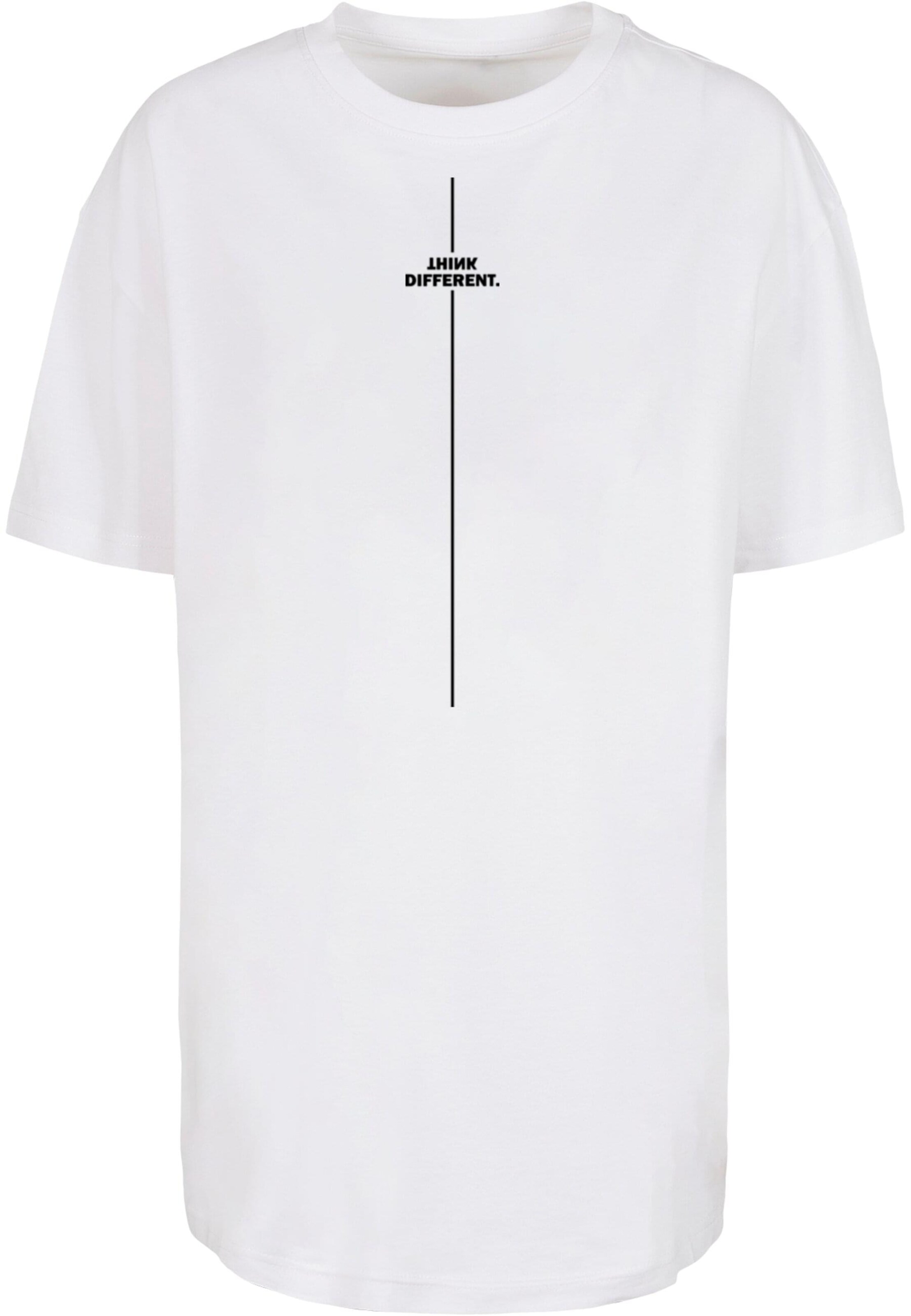 T-shirt 'Think Different' Merchcode en blanc : devant