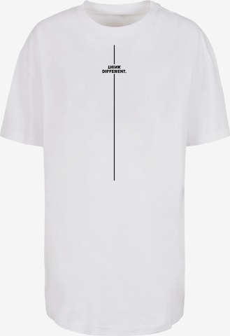 T-shirt 'Think Different' Merchcode en blanc : devant