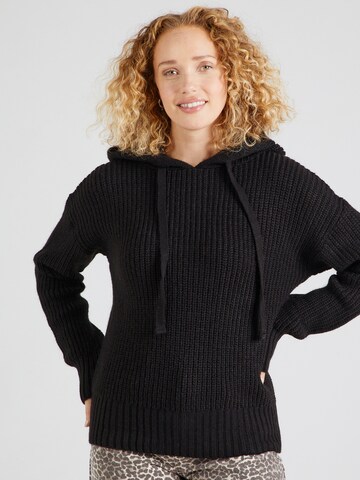 ABOUT YOU Sweater 'Juna' in Black: front