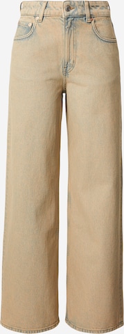 Wide Leg Jean & Other Stories en beige : devant
