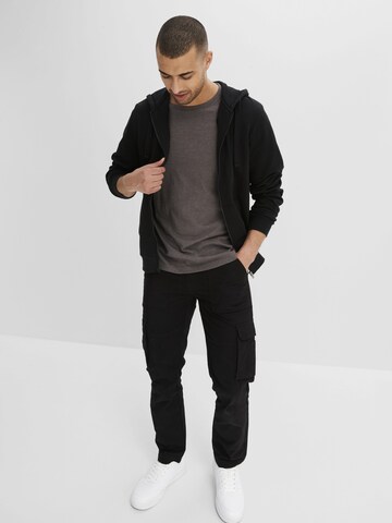 bonprix Sweatjacke in Schwarz