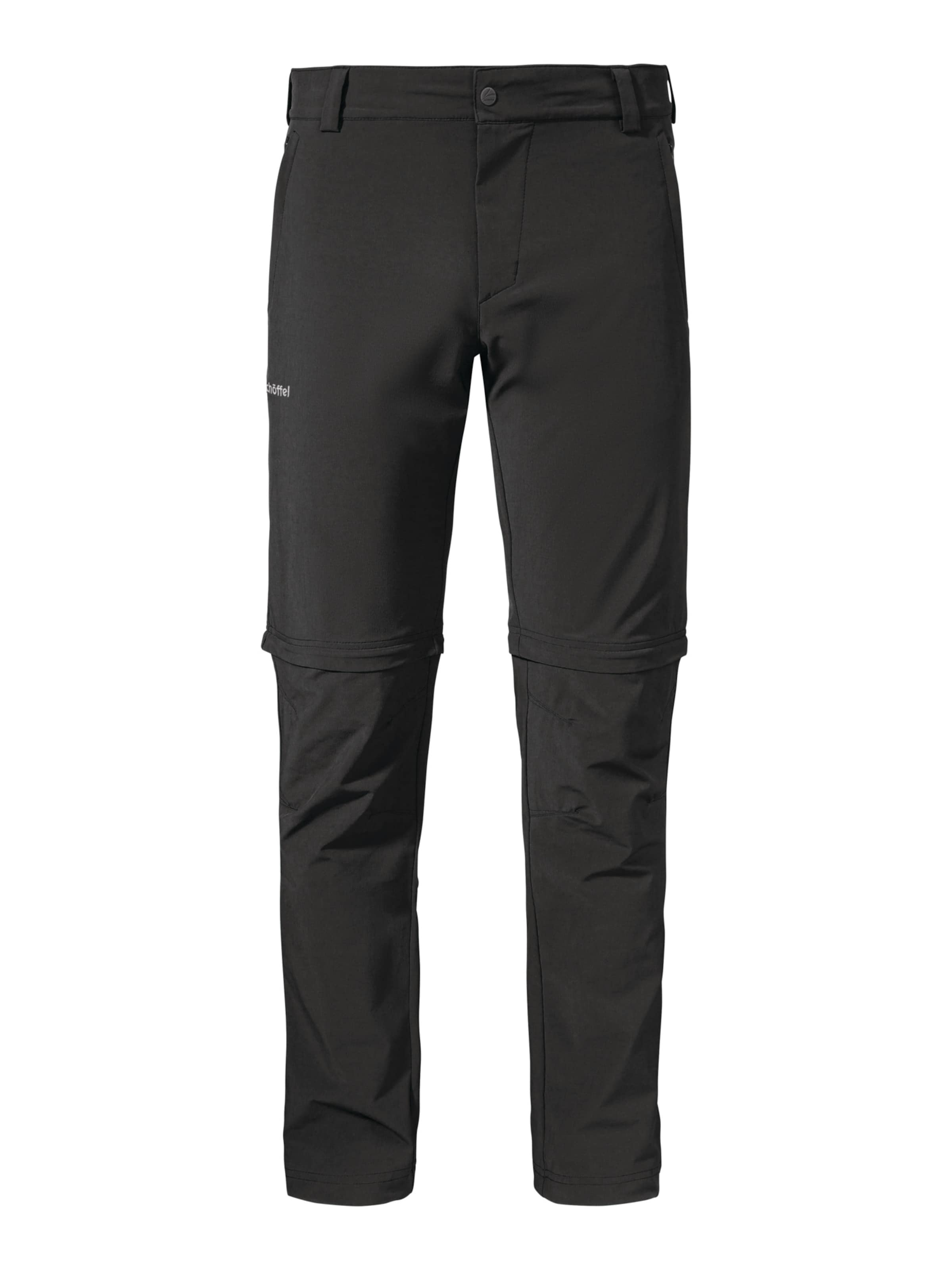 Coupe slim Pantalon outdoor 'Folkstone' Schöffel en noir : devant
