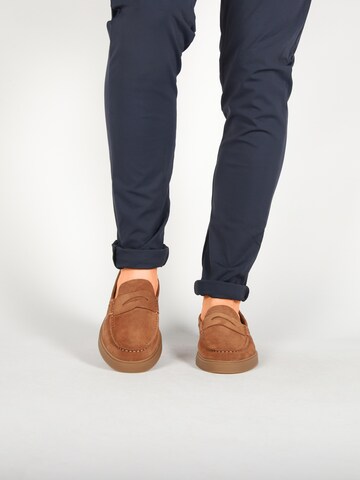 BLACKSTONE Slip-ons 'ZUKO ENZO' in Brown