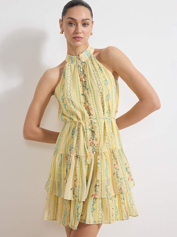 Trendyol Mekko värissä keltainen: etupuoli