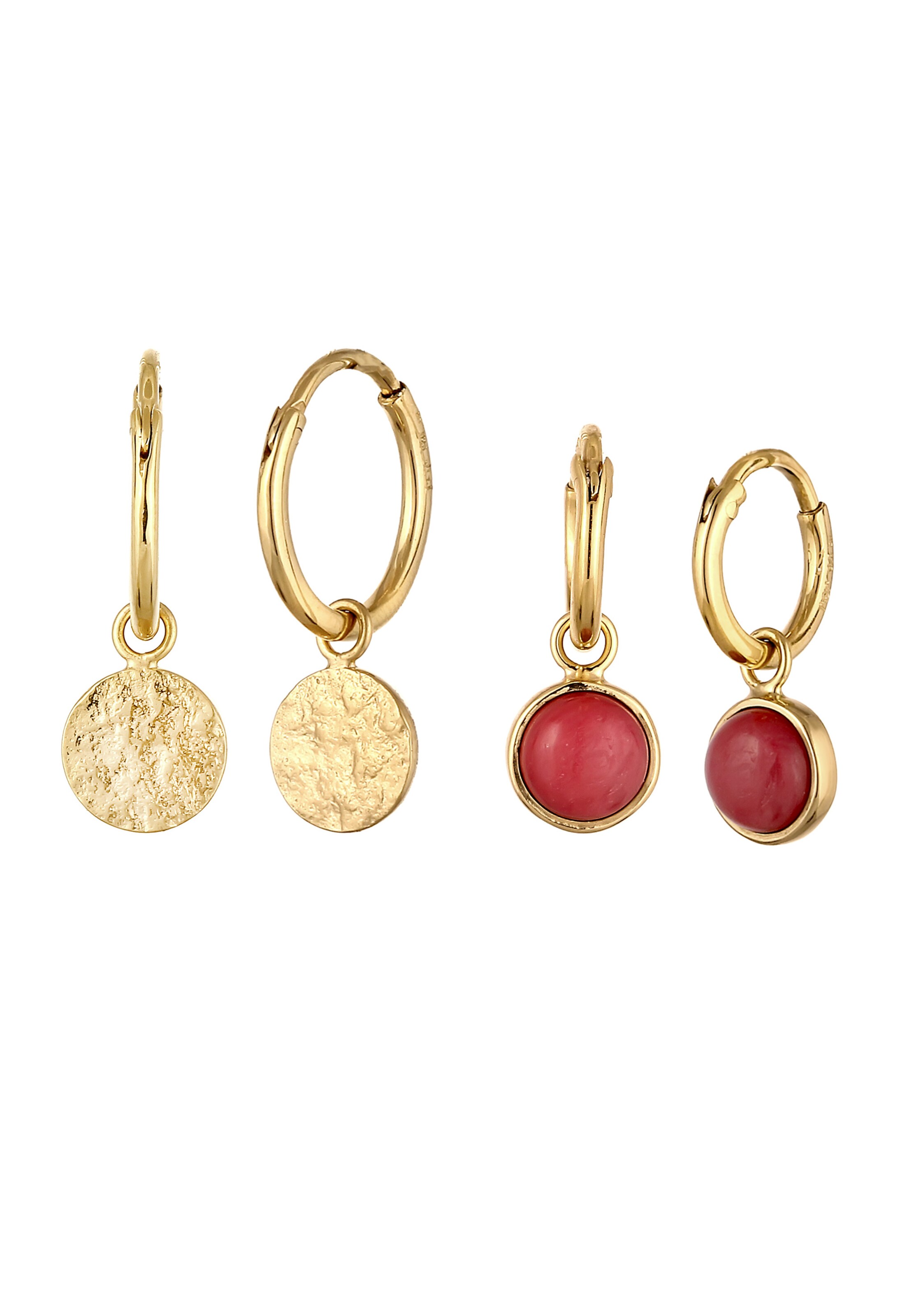 ELLI Sieraden set in Goud: voorkant