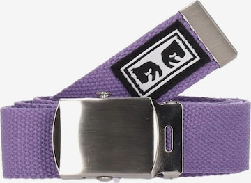 Obey Pasek 'Big Boy Web Belt Lavender Silk' w kolorze fioletowy: przód