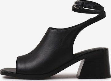 BRONX Sandals 'New-Delia' in Black: front