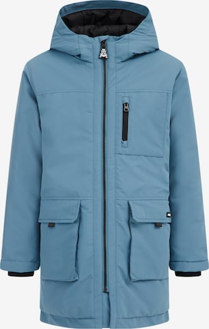 WE Fashion Winter jacket in Blue: front