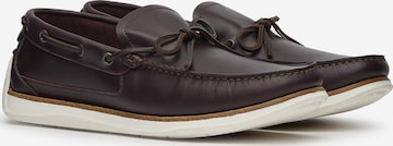 LOTTUSSE Moccasins 'Nautico' in Brown