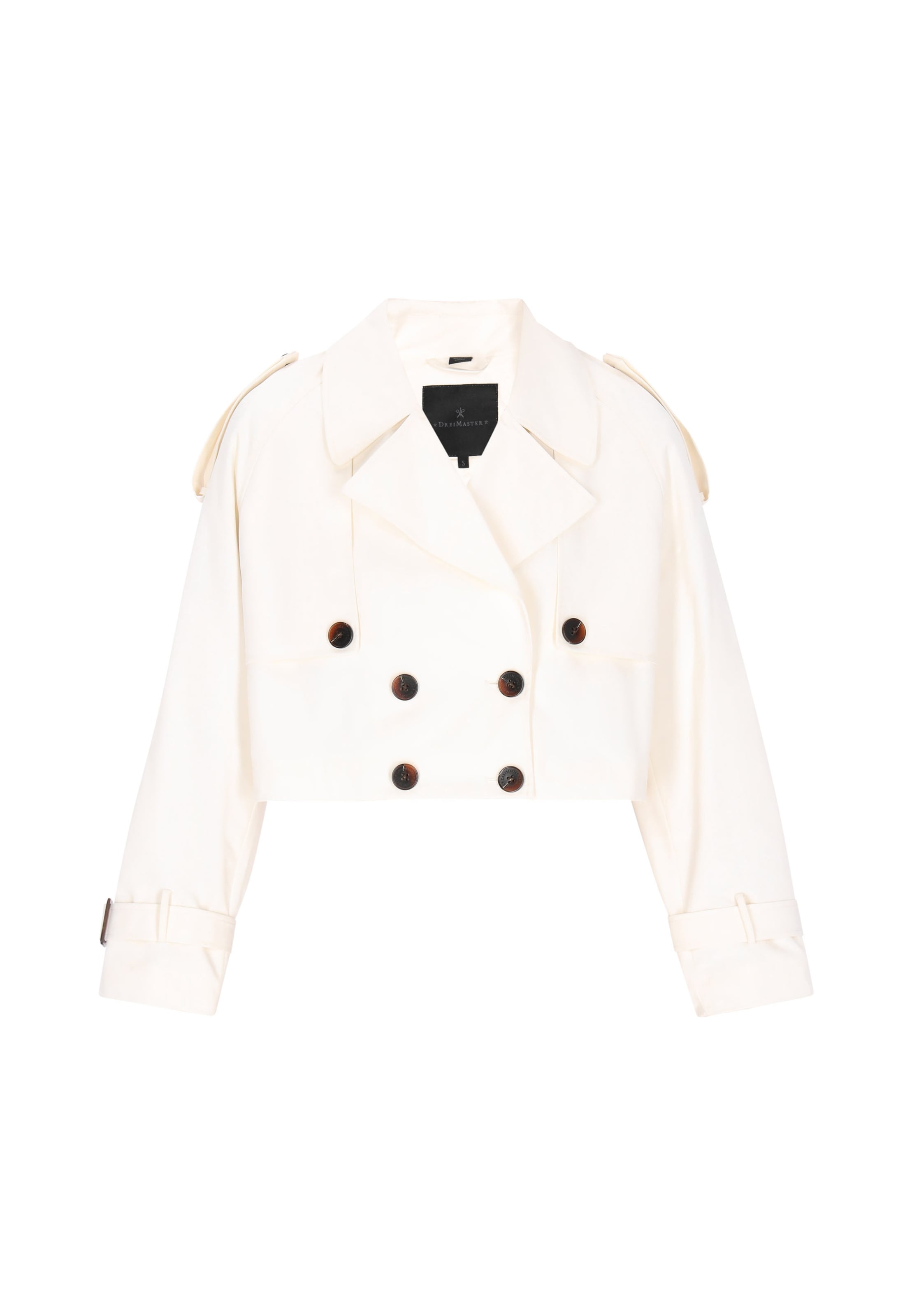 DreiMaster Klassik Between-Seasons Coat 'Classic' in Off white, Item view