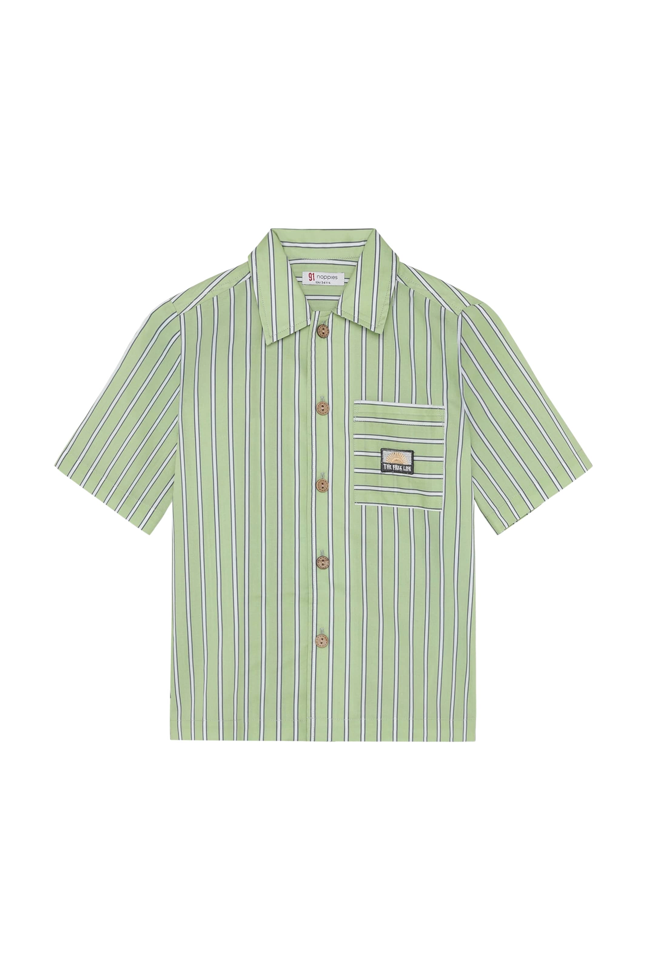 Coupe regular Chemise Noppies en vert : devant
