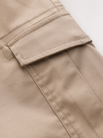 Regular Pantalon cargo Next en gris