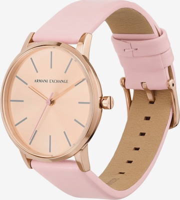 ARMANI EXCHANGE Analog klocka i rosa