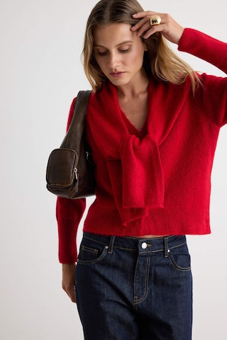 Trendyol Strickjacke in Rot