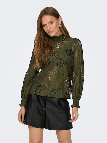 ONLY Blouse 'INA ZOEY' in Groen: voorkant