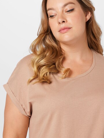 Dorothy Perkins Curve T-Shirt in Beige