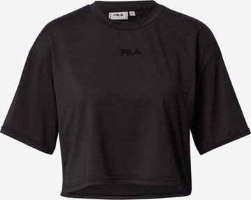 FILA - Camisa 'AMAZIE' em preto: frente