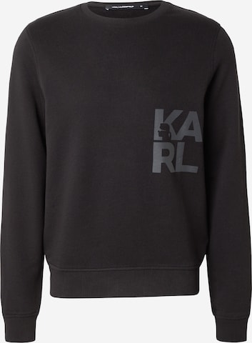 Karl Lagerfeld Bluzka sportowa w kolorze czarny: przód
