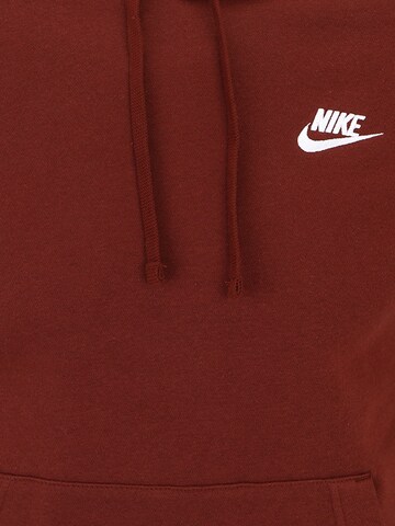 ruda Nike Sportswear Standartinis modelis Megztinis be užsegimo 'Club Fleece'