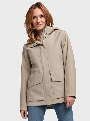 Schöffel Outdoorjas 'Geneva' in Beige: voorkant