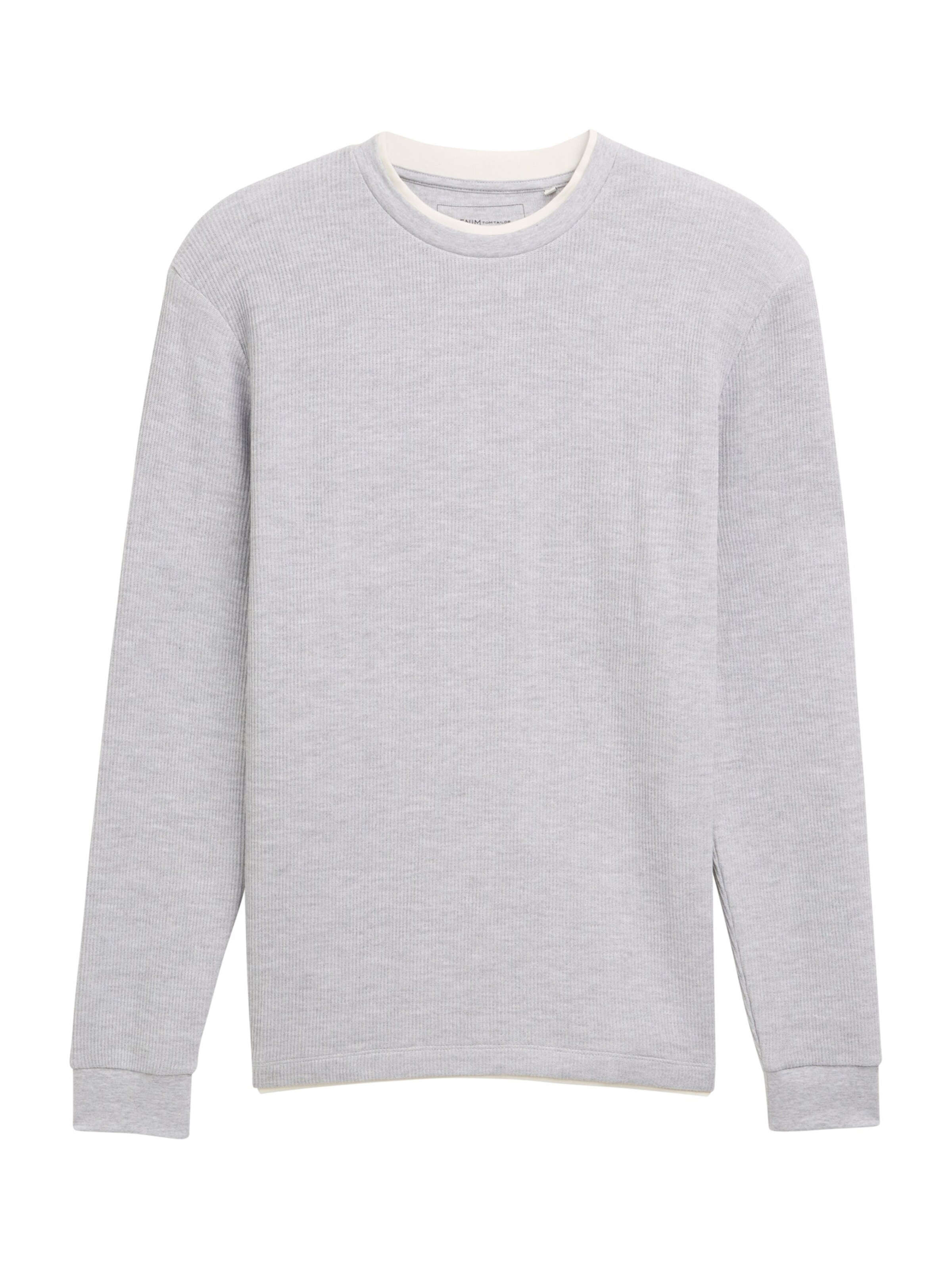 TOM TAILOR DENIM Bluser & t-shirts i grå: forside