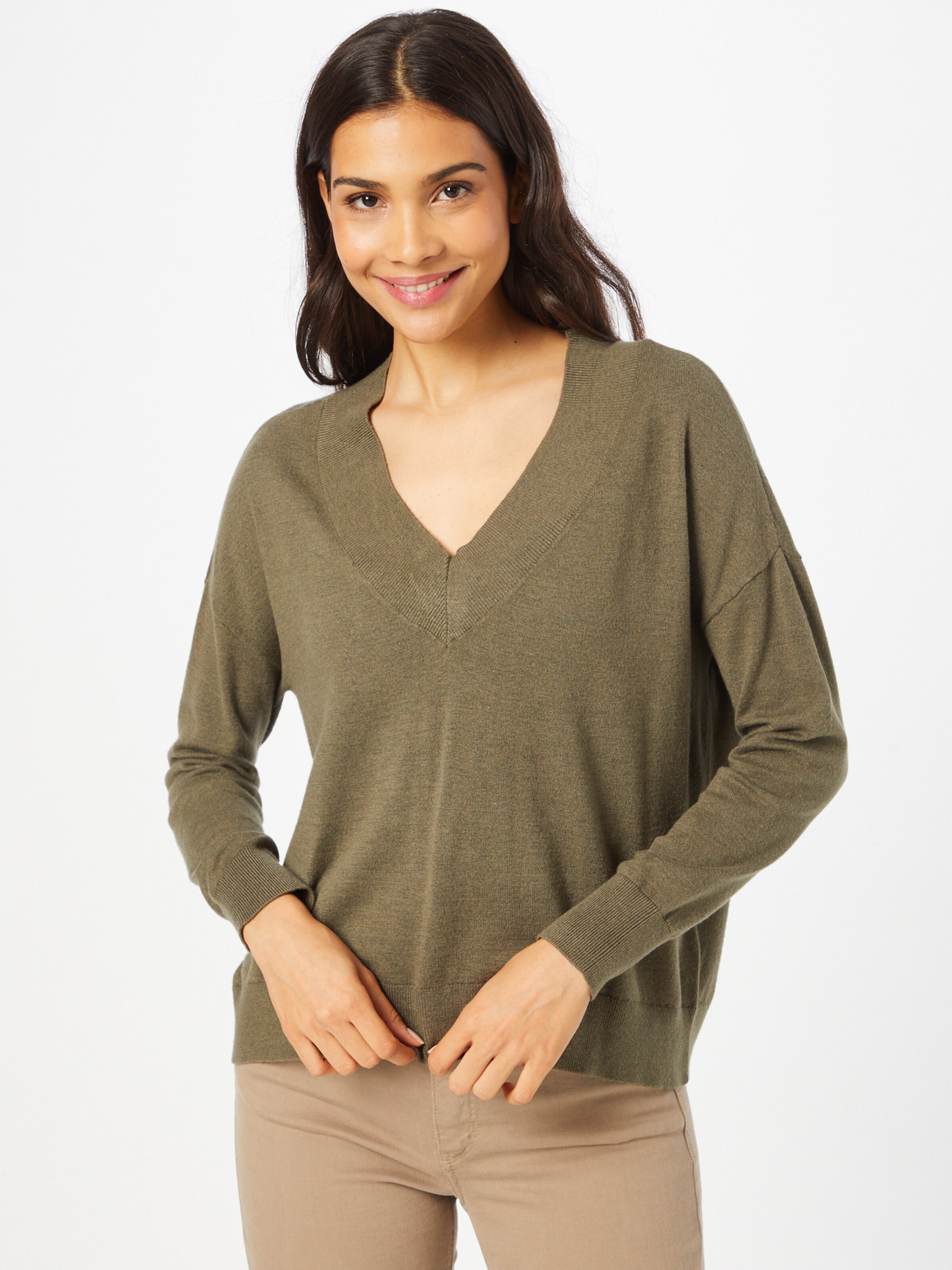 Frauen Pullover & Strick ONLY Pullover 'Cozy' in Oliv - QR27585