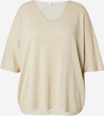 Z-One Tröja 'Ze44na' i beige: framsida