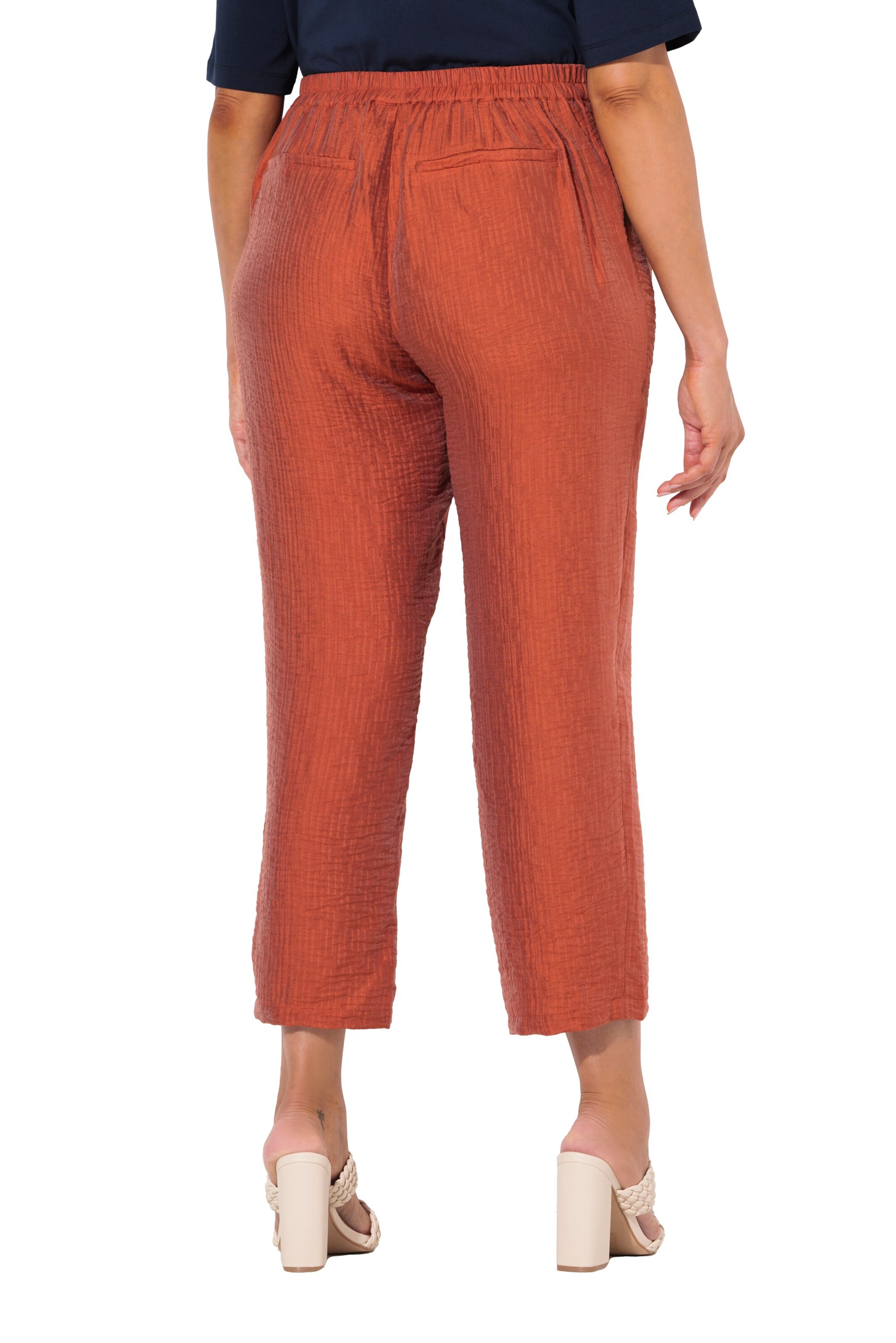 Ulla Popken Loosefit Hose in Braun