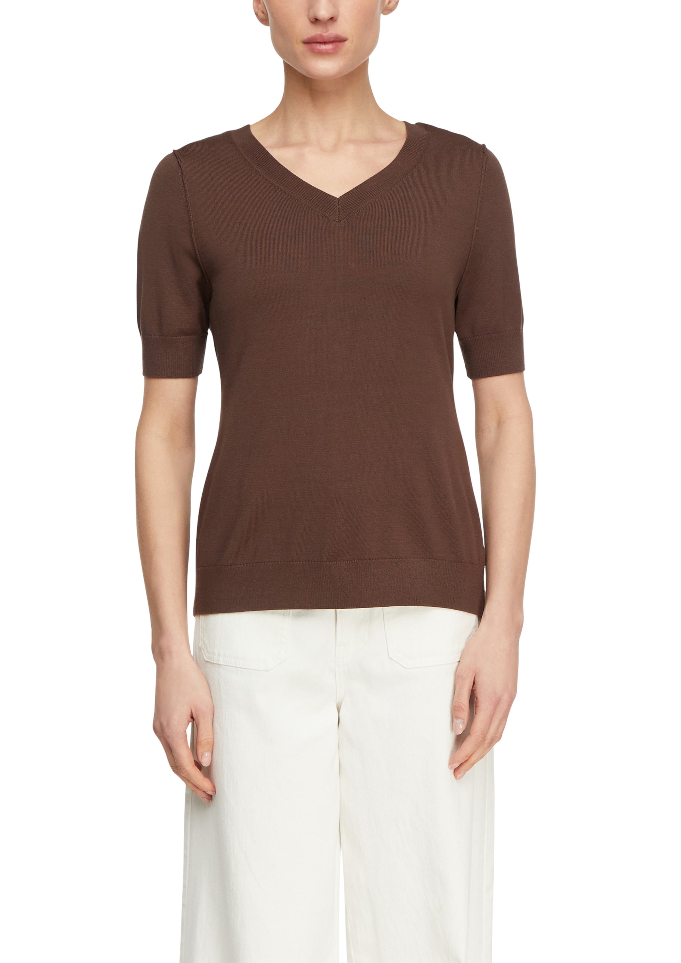 Pull-over COMMA en marron