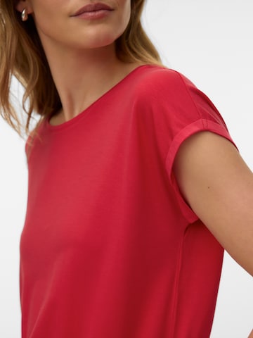 VERO MODA Majica 'VMAVA' | rdeča barva