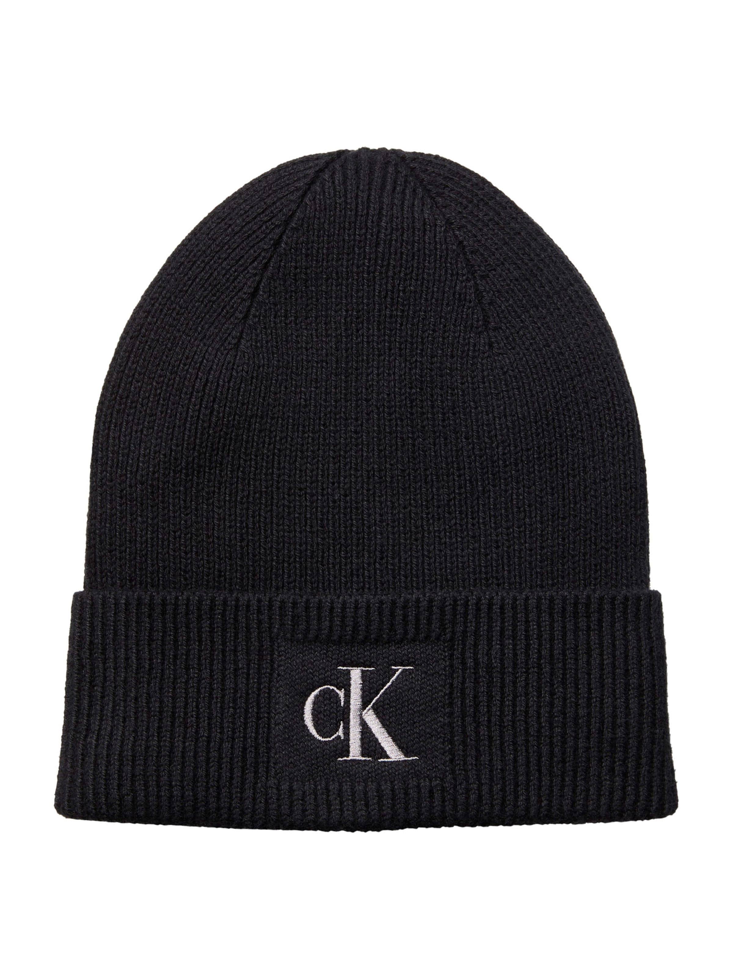 Căciulă de la Calvin Klein pe negru: față