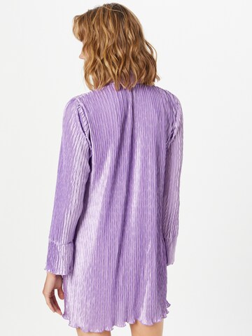 The Frolic Shirt Dress in Purple